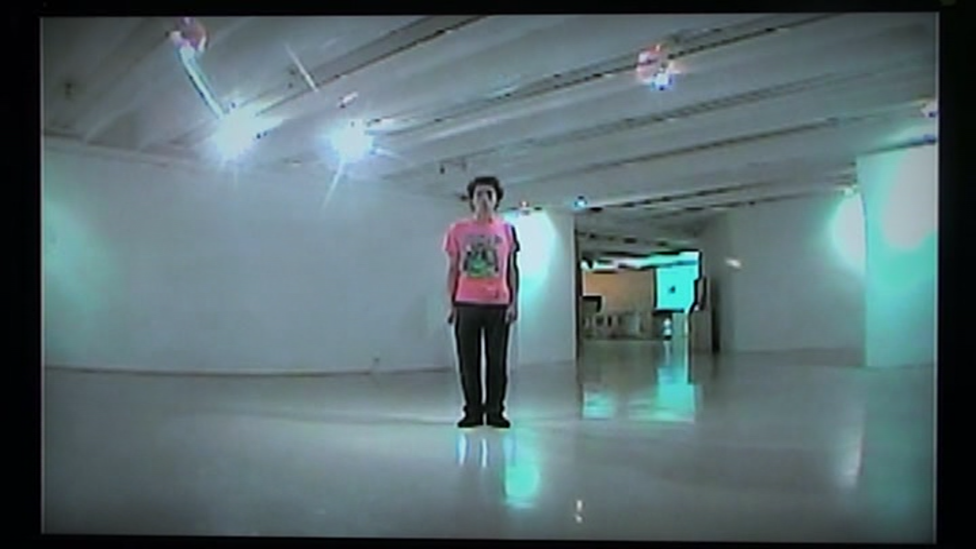 KALOY OLAVIDES, Still from "Here and Not Here" Ed. 1 of 5, 2000/2012, Live site-specific performance and 4-channel video installation, Variable dimensions. Courtesy of Ateneo Art Gallery.